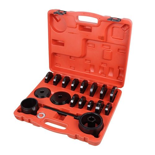 12 Ton Workshop Press Machine Hydraulic Bench & 23x Bearing Bush Driver Seal Kit — image 3