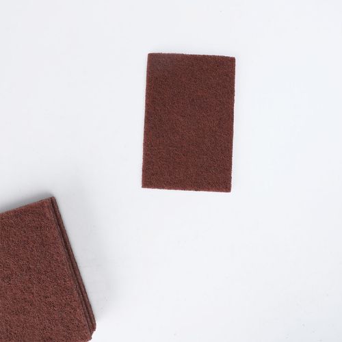 10pcs Scouring Pad Non-Scratch Scouring Sponge 6"x4" Scrub Pads Brown — image 6
