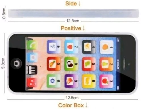 Children Y-Phone Educational Learning Kids Touch Baby iPhone TOY Light Style — image 9