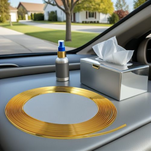 Set of 2 Car Air Outlet Decorative Strip Vent Trim Auto Conditioning — image 7