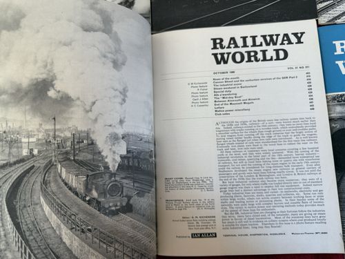 Railway World 1966 Complete Year 12 Issues Jan-Dec Vintage Rail Magazines — image 20