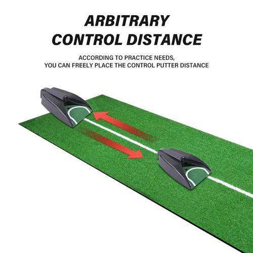 Golf Ball Auto Return Putting Machine Aid Trainer Kickback Golf Practice Gift — image 9