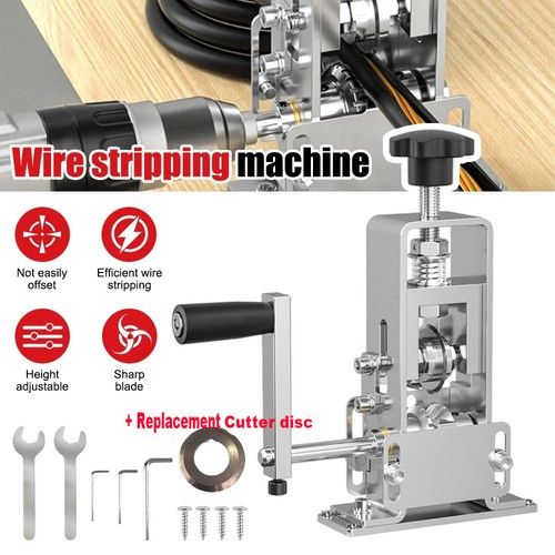 1-25MM Manual Wire Stripping Machine Copper Peel Stripper Metal Cable Cutter UK