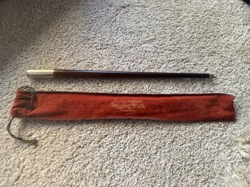 Reed & Barton Jogging Stick with Sterling Silver and Original Pouch