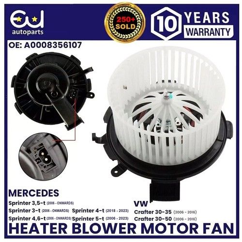 HEATER BLOWER MOTOR FAN FOR MERCEDES SPRINTER W906 906 VW CRAFTER 2006+ LHD/RHD