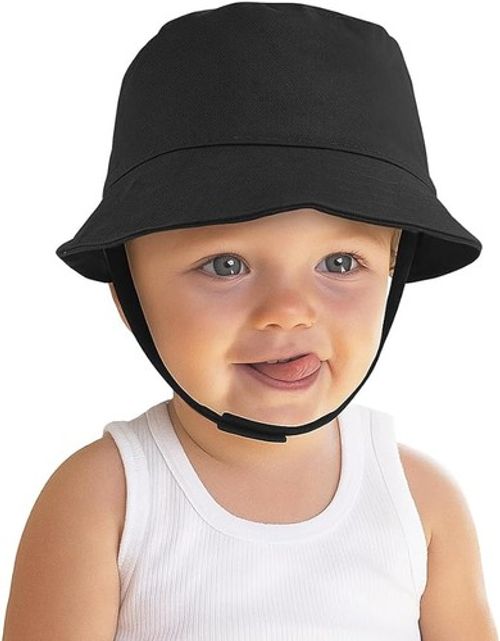 Infant Baby Toddler Cotton Sun Hat Wide Brim Chin Strap UV Protection Summer 