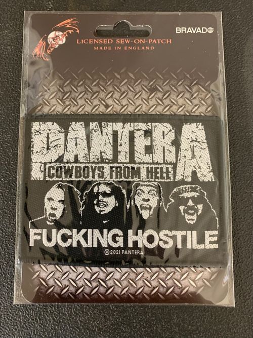Pantera Fkg Hostile Woven Sew On Packed Patch Officially Licensed — image 2