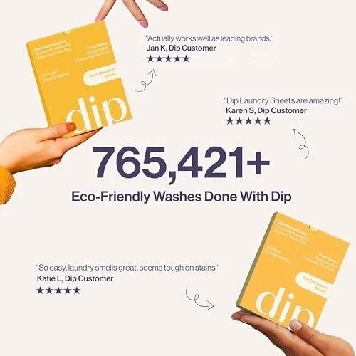 DIP Dishwasher Sheets | 6 months supply (3 boxes of 60) | Eco-Friendly | Lemon — image 4