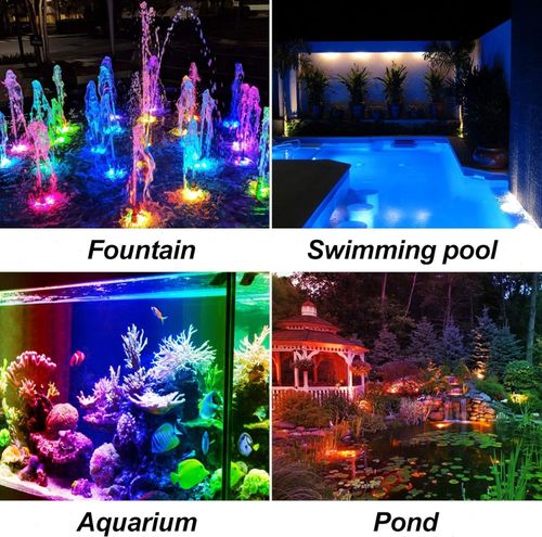 T-SUN 3 IN 1 Solar Pond Lights LED RGB Garden Underwater Fountain Pool Lamp IP68 — image 5