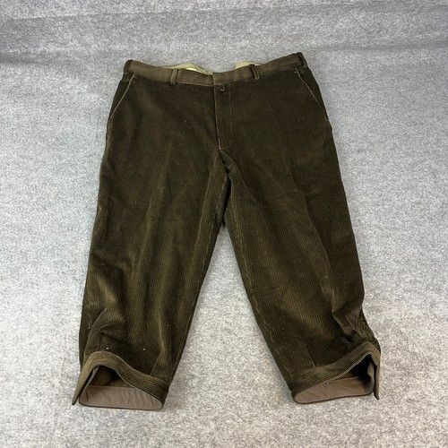 Hubertus Mens Corduroy Plus Fours Shooting Breeks W38 Green Hunting Country