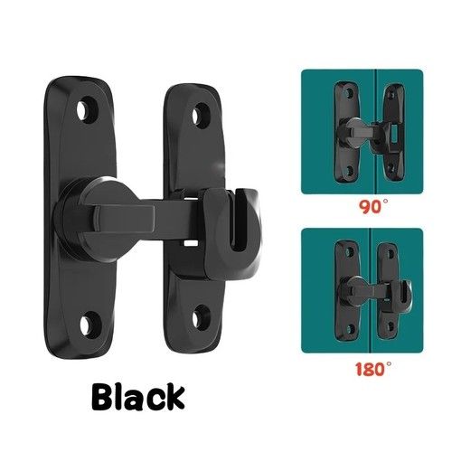 Heavy Duty Zinc Alloy 90/180 Degree Flip Door Latch for Home Security