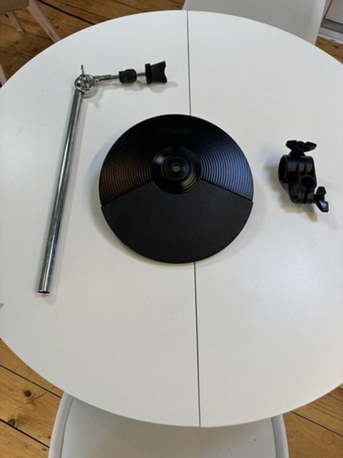 Roland V-Drums CY-5 Electronic Cymbal with Alesis Stand & Clamp - 38mm Diameter