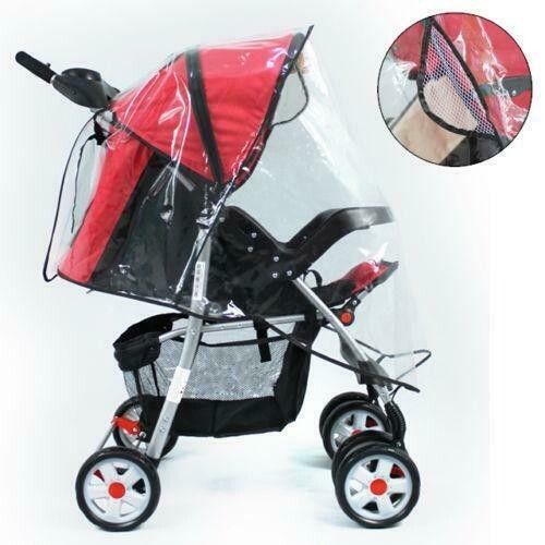 Baby Buggy Rain Cover Universal Raincover For Pushchair Stroller Pram Waterproof — image 3