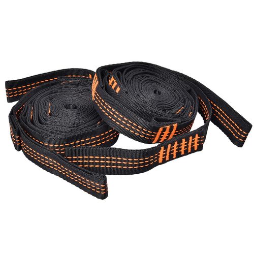 2PCS Heavy -Duty Hammock Straps Adjustable Tree Hanging Belt Outdoor Suspension — image 15
