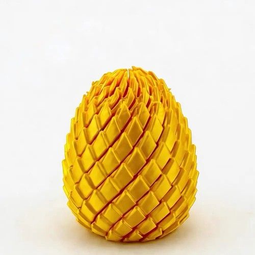 3D Printed Dragon Egg Fidget Toy Flexible Desk Ornament