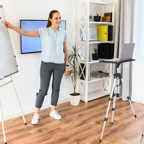 Adjustable Projector Tripod Stand Foldable Laptop Tripod Tray Holder StageStudio — image 11
