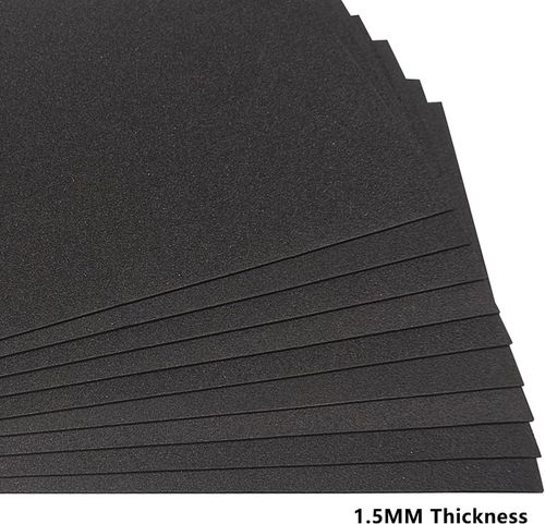 Versatile Black Eva Foam Sheets Thin DIY Craft Board 9 Pcs 17.78x28.7cm 2mm — image 6