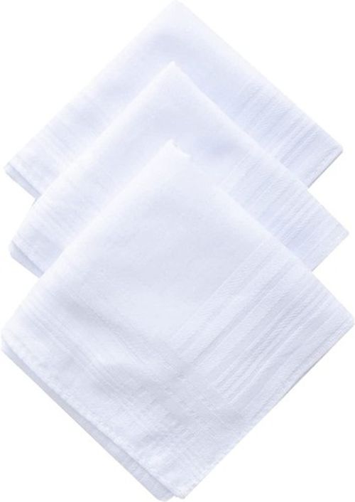 10 x Mens White Handkerchiefs Hankies Hanky Hankerchiefs Cloths cotton