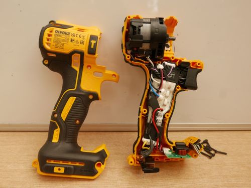DEWALT SWITCH MOTOR & CLAMSHELL ASSEMBLY FOR A DCD796 TYPE 11 18V HAMMER DRILL — image 1