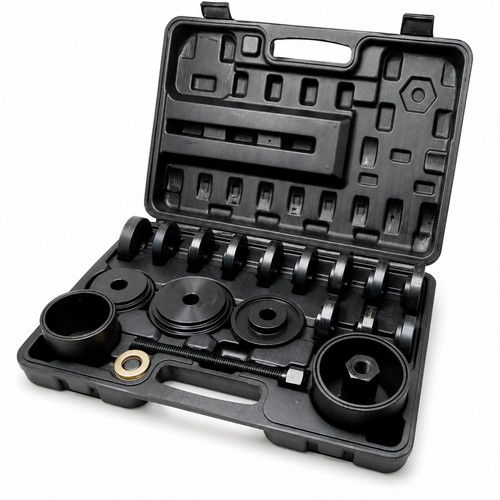 Wheel Bearing Removal Tool Kit 23pc FWD 50–88mm Heavy Duty No Strut with Case