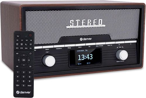 DAB+ Radio CD Player with Bluetooth Clock Alarm & Remote Denver MDA-525 — image 1
