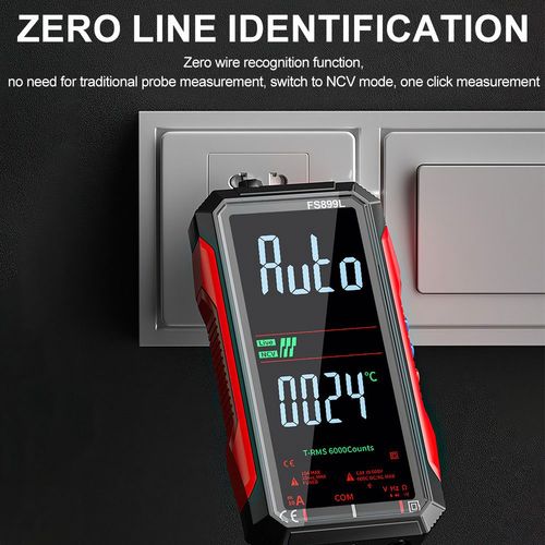 Smart Digital Multimeter FS899L USB Rechargeable Auto-Ranging Multimeter Tester — image 12
