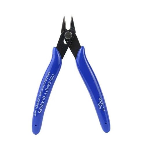 Flush Cut Electrical Wire Cable Cutters Cutting Side Snips Flush Nipper Pliers