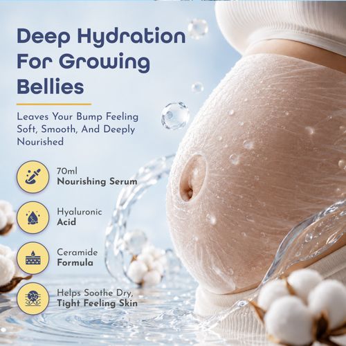 First Days Maternity - Belly Sheet Mask - For Pregnancy Bump Hydration — image 2