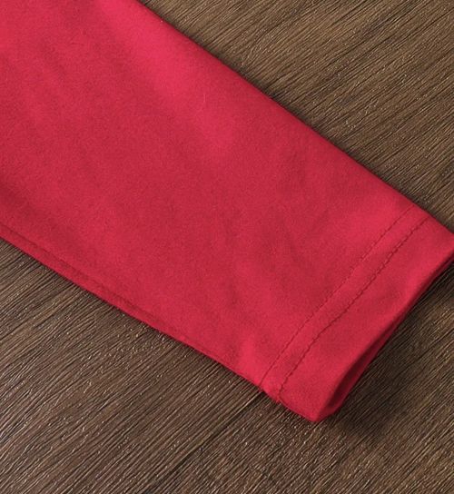 Girls Red Plaid  Long Sleeve Knee Dress Bow        12 to 18 Months — image 7