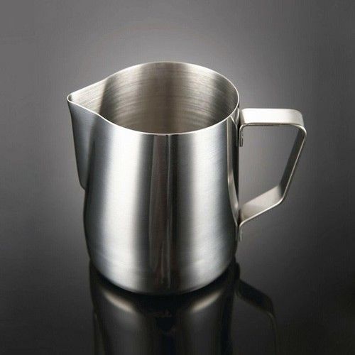 350/600/1000ml Milk Jug Frother Coffee Latte Cup Pitcher Stainless Steel