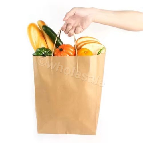 PAPER BAGS BROWN KRAFT CARRIER GIFT PARTY BAGS WITH TWISTED HANDLES — image 2