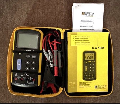 Chauvin Arnoux CA 1631 Current & Voltage Process Signal Calibrator