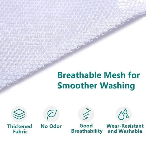 3x Zipped Laundry Washing Machine Mesh Net Bra Socks Lingerie Underwear Wash Bag — image 5