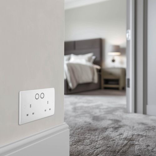BG Electrical Double Switched Power Wall Plug Socket with Smart Home Control — image 24