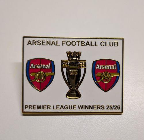 Arsenal Premier League Champions Badge — image 1