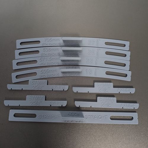 OO Gauge Track Laying Radius Templates & 67mm Spacers Kit – radius 3 – 6 — image 4