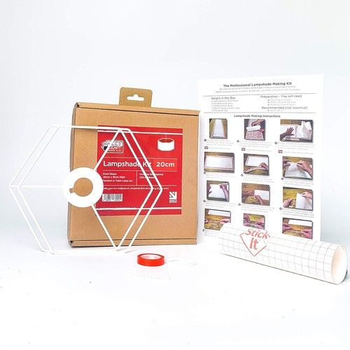Hexagon Lampshade DIY Kit – Self-Adhesive, Easy to Laminate