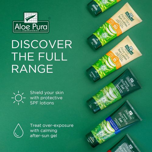 Aloe Pura,Organic Aloe Vera Gel 100ml Natural Vegan Cooling Soothing Skin — image 6