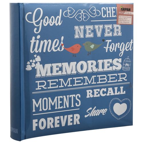 Slip in Photo Album with Memo writing Area Holds 6x4'' 200 Photos - Pack of 2 — image 3