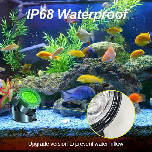RGB Solar LED Submersible Spot Lights Lamp Garden IP68 Pool Pond Underwater UK — image 3