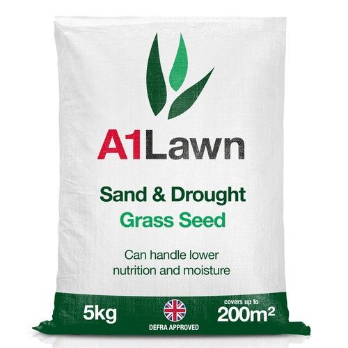 A1 Lawn Sand and Drought Grass Seed (5kg, 140-200m²)