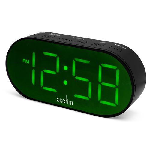 Acctim Jared Wireless LED Digital Alarm Clock Battery or AC Power — image 1