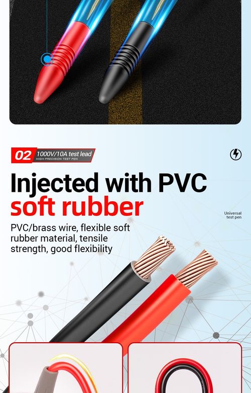 Universal 10A 1000v Digital Multimeter Test Leads Probe Pen Volt Meter Cable UK — image 8