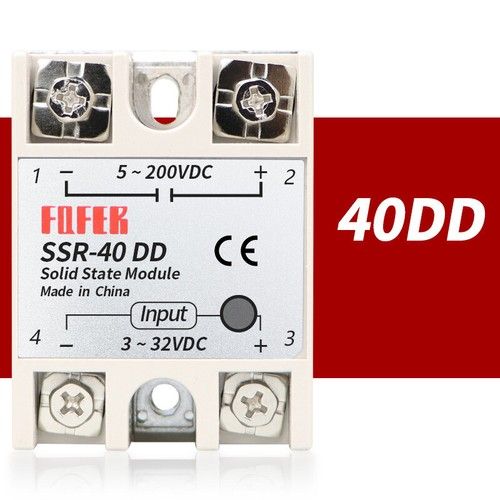 Single Phase Solid State Relay Module DC - DC SSR 10DD - 100DD DC3-32V DC5-200V