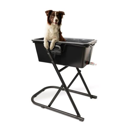 🛁 Dog Pet Washing Tub Bath with Stand 40L/60L/90L – Drain Valve Hose Connector — image 3
