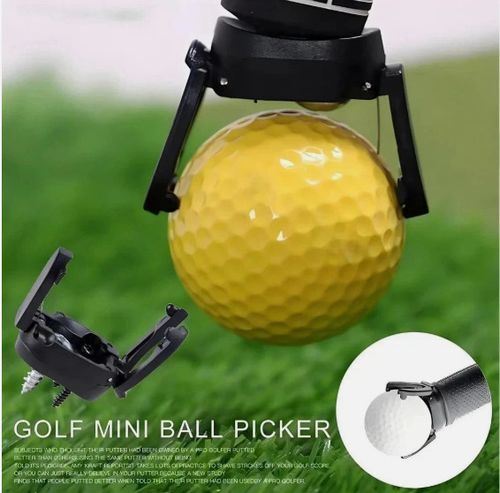 Golf Ball Pick Up Retriever Grabber Claw Sucker Tool For Putter Grip — image 3