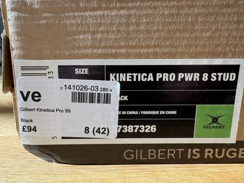 Gilbert Kinetica Pro PWR 8 Stud Low Cut Rugby Boots Changeable Studs 8 — image 5