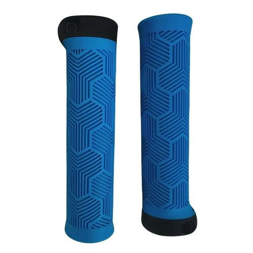 NEW Lock On Grips MTB Bike Grips Mountain Bike BMX Anti Slip Rubber GREY