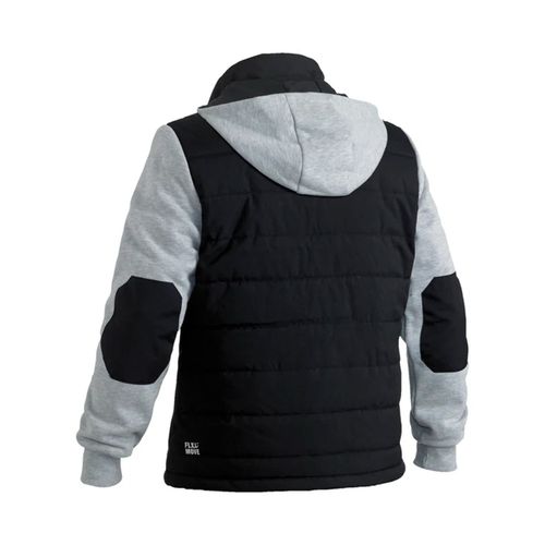 Bisley Workwear Flex Move Jacket Hooded Puffer Fleece  Long Sleeve S-3XL — image 3