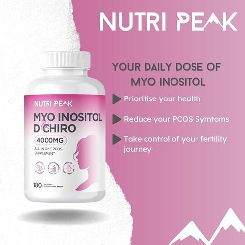 Max Strength Myo-Inositol & D Chiro | PCOS Supplement | 4000MG | 180 Capsules — image 4